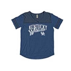 Kentucky Wildcats UK Ladies Short Sleeve Raglan